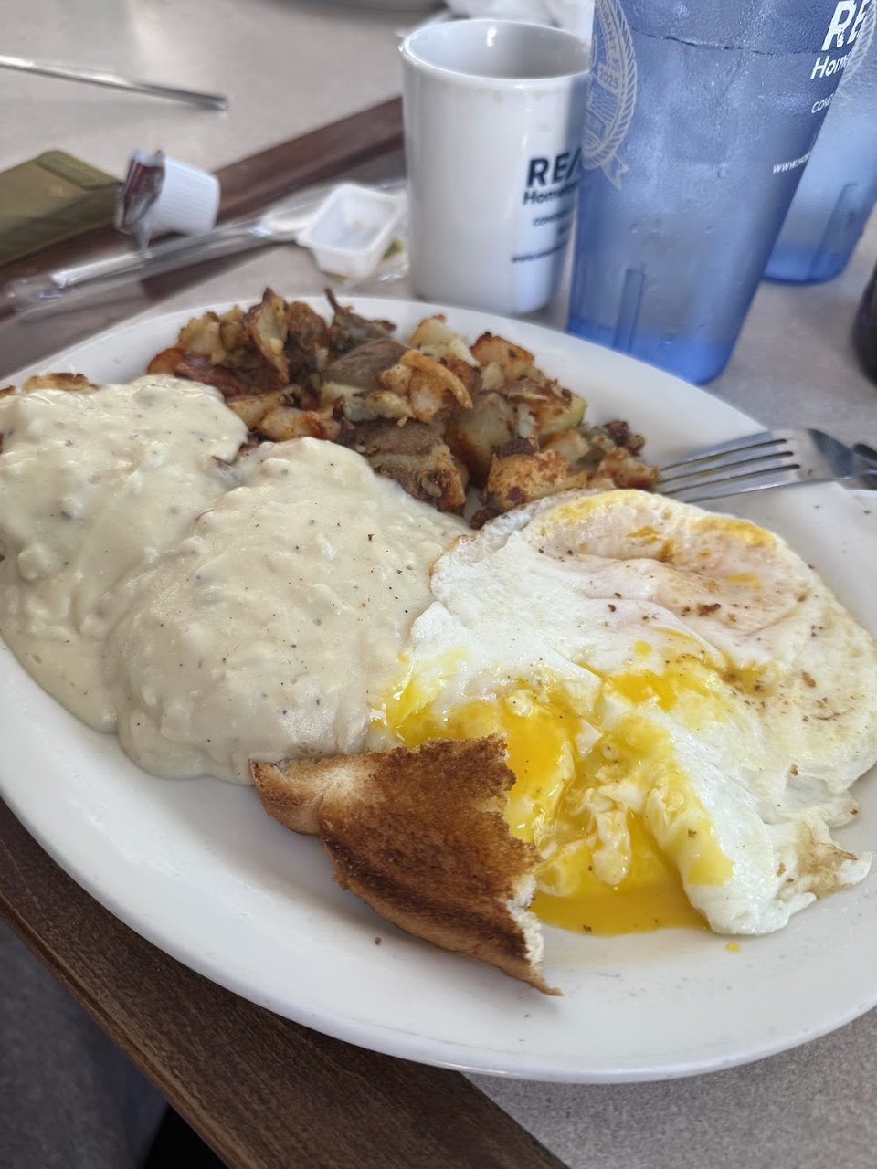 Biscuits and Homemade Sausage Gravy