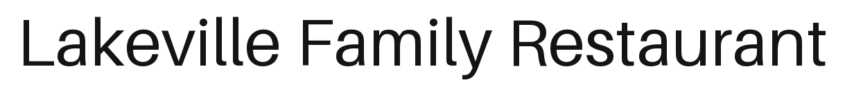 Lakeville Family Restaurant